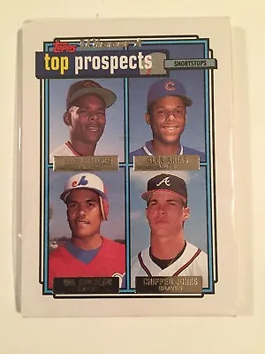 1992 Topps Gold Winner Factory Sealed 10 Card Pack-Chipper Jones Prospect On Top • $9.99