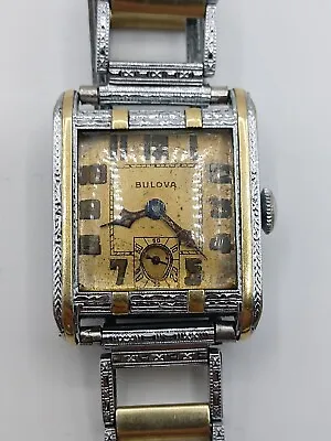 WOWZA!CORRECT/Bulova Holy Grail Round The World 2-Tone Watch/Band/Bracelet/MAXIM • $325