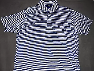 NWOT Mens Lincs David Chu SS Shirt Blue/White Size 2XL • $9.99