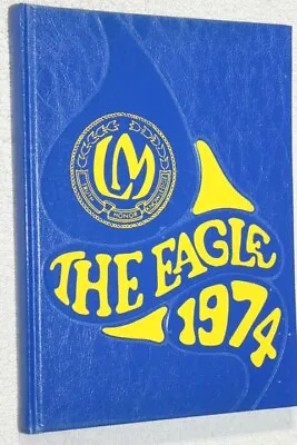 1974 Line Mountain High School Yearbook Annual Herndon Pennsylvania PA Eagle 74 • $39.95