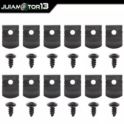 Fit For 1962-72 GM Impala 12 Piece 1  Tall Rocker Molding Clips And Screw Set  • $26.90