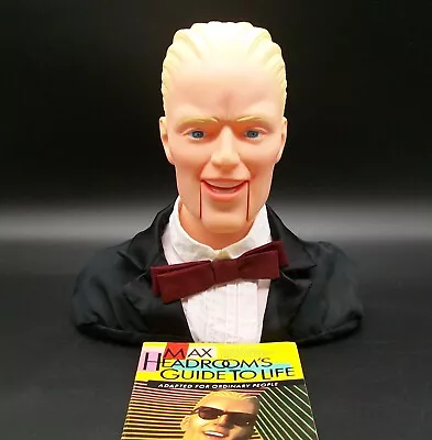 Max Headroom Super Rare Puppet With Guide To Life Book - 1987 Chrysalis Visual • $759.99