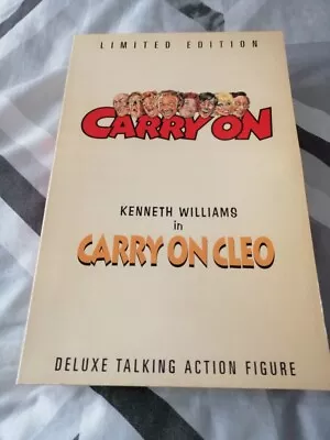 Carry On Cleo Kenneth WILLIAMS 12  TALKING FIGURE Boxed Working Rare • £70