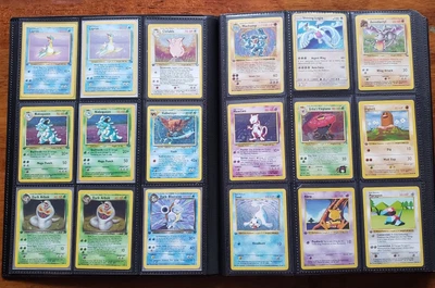 $349.99 • Buy 500+ Card Vintage WOTC 2-binder Pokemon Lot! 1st Edition Holos Shadowless TOPPS