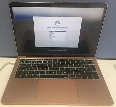 Damaged -Apple MacBook Air (Retina 13-inch 2019) 1.6GHz 8GB/128GB Gold A1932 • £0.99