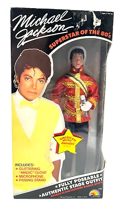 Michael Jackson 1984 Action Figure Poseable Doll American Music Awards NIB • $150