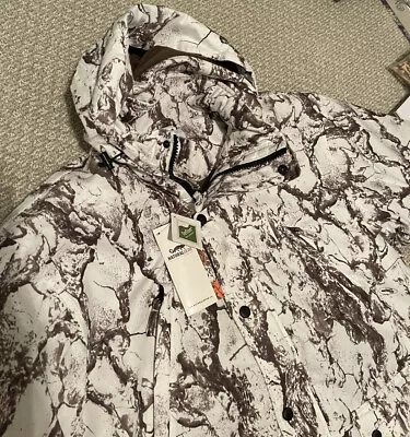 Natural Gear Snow Camo Hunting Jacket Men’s M Outdoor Hooded Hunting Coat NWT • $99