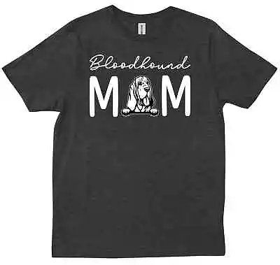 Dog Mom Lover Fur Mama Bloodhound Cute Gift For Her T-shirt • $28.99