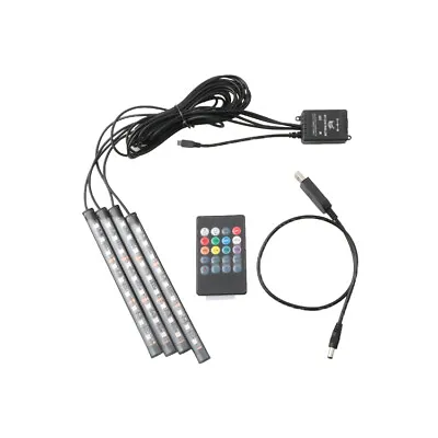 4X For Motorcycle Led Lights Wireless Remote Color Neon Glow Light Strips Kit US • $20