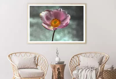 Japanese Anemone Flower View Print Premium Poster High Quality Choose Sizes • £7.98