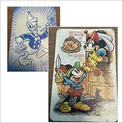 Extremely Rare 1938 Castell Bros. Ltd. Mickey & Minnie Mouse Mickey's Fun Fair • $125