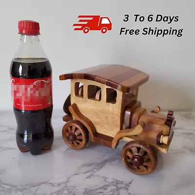 Vintage 1930 Ford Car Model T & More Handmade Classic Wood Kids Toys Gift Decor • $44