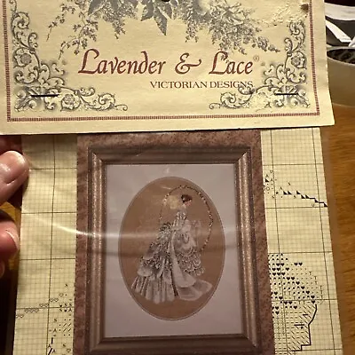 Lavender & Lace Marilyn Leavitt Imblum Cross Stitch Chart New The Bride • £6.50