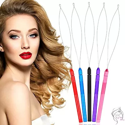 Nano Ring Or Micro Ring Hair Extensions Wire Pulling Loop Hook Tool UK Stock • £2.49