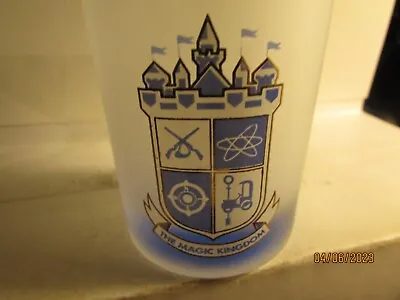 Disney-The Magic Kingdom - Logo On Frosted 3  / 2oz- Shotglass -see Pics -nwt • $8.59