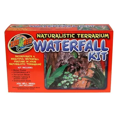 ZooMed Waterfall Kit With Pump Reptile Terrarium Vivarium Frog Chameleon Water • £36.95