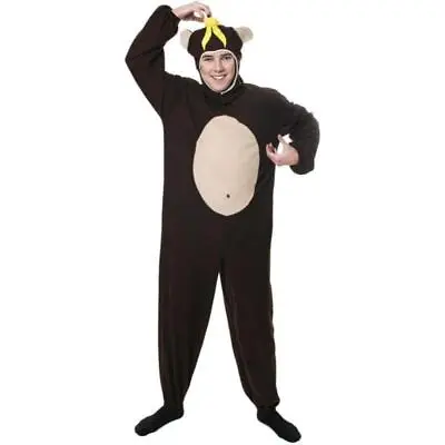 Henbrandt Jungle Monkey Adult Animal Fancy Dress Costume • £16.49