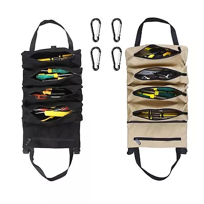2 PCS Roll Up Tool BagSmall Tool RollMotorcycle Tool RollPortable Tool Bag... • $33.53