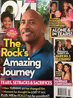 OK! Magazine May 9 2022 ￼Dwayne “The Rock” Johnson’s Amazing Journey • £4.82