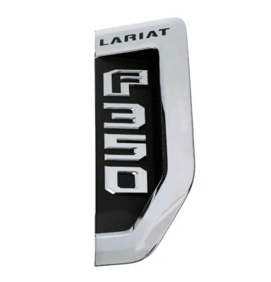 $33.29 • Buy New Oem 2017-2020 Ford F-350 Right Front Lariat Fender Nameplate Badge Emblem