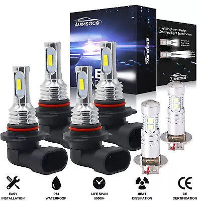 For Mitsubishi 3000GT 1994-1999 - 6X LED Headlight Bulb Hi Lo Beam Fog Light HKB • $35.99