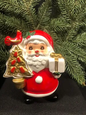 Vintage Christmas ~ Napco ~ Santa With Partridge In Pear Tree Figurine ~ Japan • $24.99