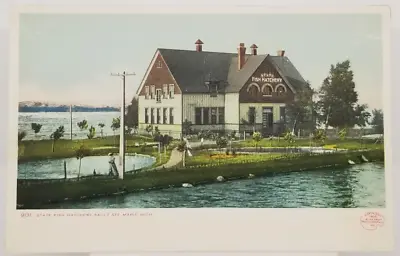 1905 State Fish Hatchery Sault Ste Marie Michigan Antique Postcard • $8.50