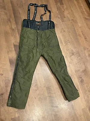 Vintage REFRIGIWEAR Insulated Padded Bibs  Green XXL Snow Pants • $59