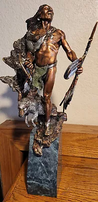 Bronze Sculpture By Legends Native American Limited Edition By Dan Medina • $999