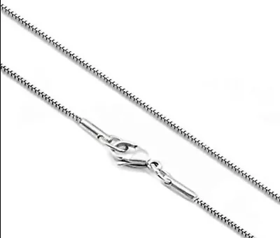 STAINLESS STEEL  1 Mm BOX CHAIN 20 Inch • $8.49