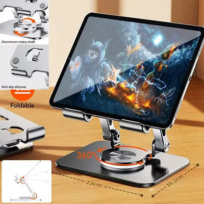 Tablet Stand Portable Adjustable Tablet Holder Desk Riser For Notebook Mac Book • £15.99