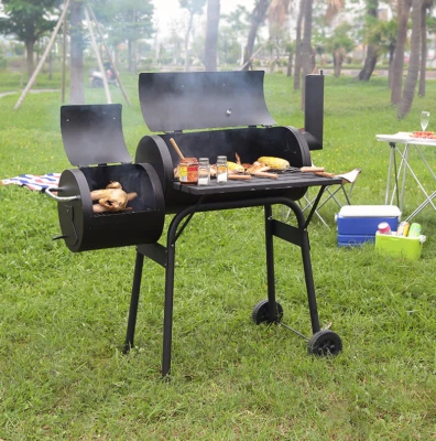 $107.88 • Buy 43  Outdoor Charcoal Pit Patio Backyard Meat Cooker Smoker BBQ Grill Garden Camp
