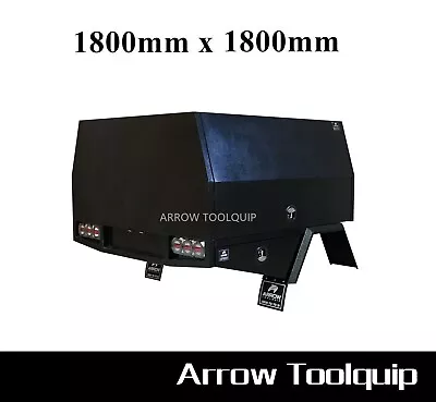 1800 X 1800 Aluminium Chassis Mount Ute Tray Canopy Service Body • $5250