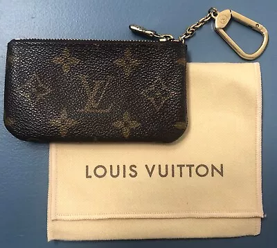 LOUIS VUITTON Key Pouch | Coin Wallet | Monogram Canvas | Key Chain | Boxed • £89