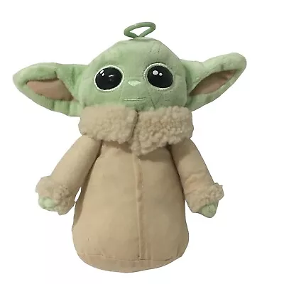 Star Wars Mandalorian Grogu Baby Yoda Plush Toy Zipper Pocket Clip On 8” Soft • $12.90