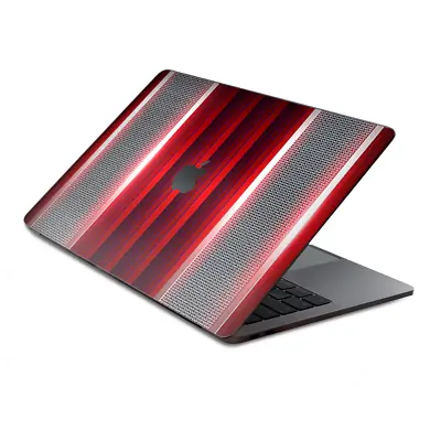 Skins Wrap For MacBook Pro 15 Inch Retina Touch  Red Metal Pattern Screen • $16.98