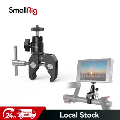 SmallRig Super Clamp Mount Ball Head Shoe Mount For Monitor|Lights|Tripod-1124 • $12.90