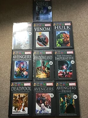 Marvel The Ultimate Graphic Hardback Novels Collection Bundle Of 10 #60 - #69 • $62.17