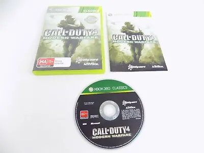 Mint Disc Xbox 360 Classics Call Of Duty 4: Modern Warfare Free Postage • $9.90