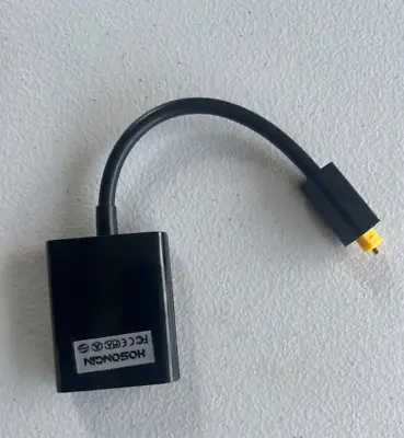 Digital SPDIF Optical Audio Splitter 2 Way Toslink Splitter Adapter 1 Input 2 H • $5