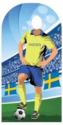 World Cup 2018 Sweden Football Adult Stand-in Lifesize Cardboard Cutout • £40.99