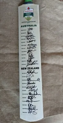 Cricket Australia - Australia V New Zealand 2011 Signed Bat • $450