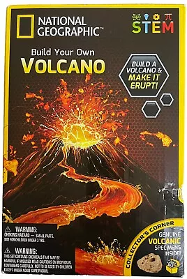 NATIONAL GEOGRAPHIC Build Your Own Volcano Kit - STEM Educational NEW SEALED • $6
