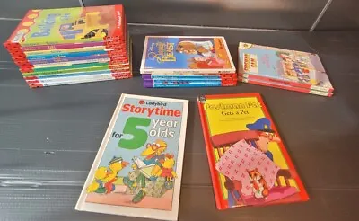 19 Vintage Ladybird Books Talkabout Series Books Various & Fireman Sam 1980s • £15