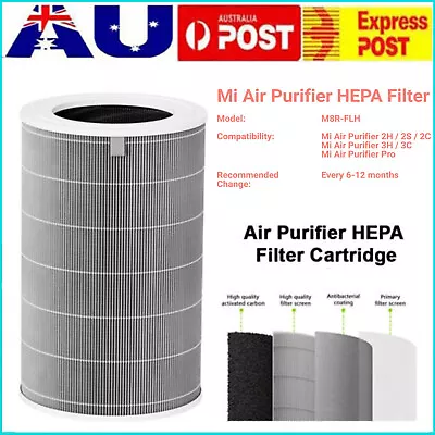 Purifier HEPA Replacement Filter For Xiaomi Mi Air Purifier 2C 3 3H Pro Class 13 • $27.85