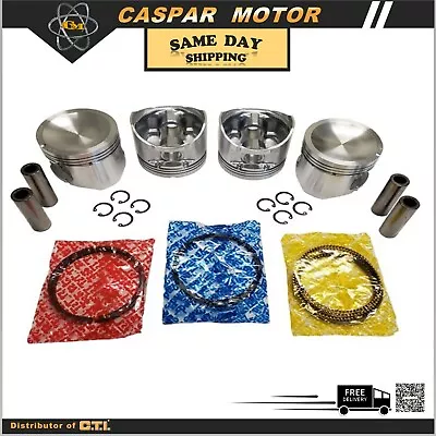 C.t.i. Ptk11-089-06 Piston & Ring Kit For 98-04 Nissan Altima Ka24de 2.4l • $102