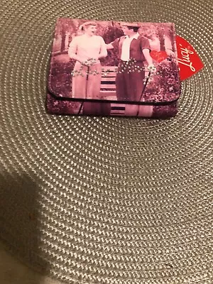 I Love Lucy & Ricky Tri Fold Wallet New With Tag • $12