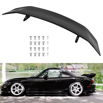 For Mazda MX-5 Miata GT-style Racing Gloss Blk Rear Trunk Spoiler Tail Wing Lip • $89.23