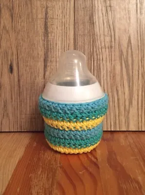 Cotton Crochet Baby Bottle Cover - Tommee Tippee - Small 150ml/5 Fl Oz Size • £2.50