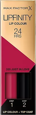 Max Factor Lipfinity Long-Lasting Two Step Lipstick | 335 Just In Love | • £7.99